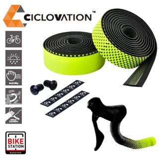 ผ้าพันแฮนด์ CICLOVATION LEATHER TOUCH / Fusion Neon yellow