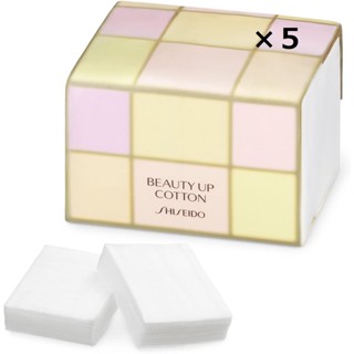 (Direct from Japan)Shiseido Beauty Up Make-up Cotton Deep Cleansing Doesnt Need Cotton Lint 108 PCS×５ set