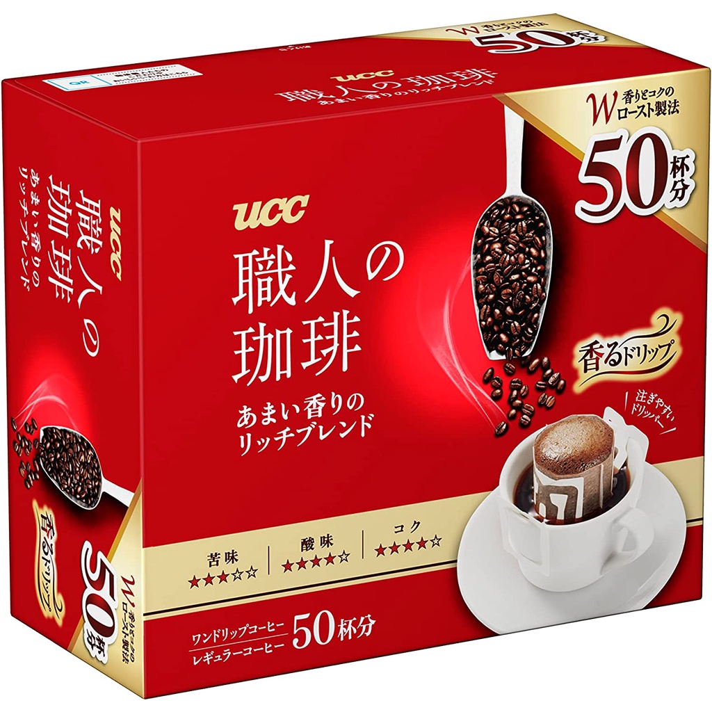 UCC Craftsman's Coffee Drip bag 50packs Rich Aroma Blend (Direct from Japan)