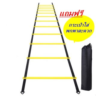 Speed Agility Ladder สปีดแลดเดอร์  บันไดฝึกความคล่องตัว อุปกรณ์ฝึกซ้อม ฝึกว่องไว ฝึกความแข็งแรงของนักกีฬา