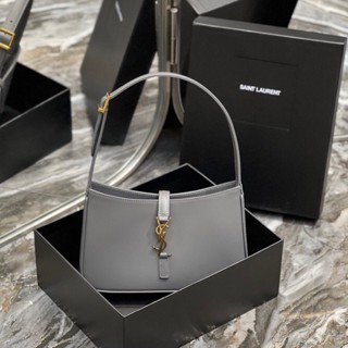 พรี​ ราคา6000 Ysl Saint Laurent Le5A7 Bag 657228 หนังแท้ Hoboกระเป๋าสะพายไหล่กระเป๋าแฟชั่น