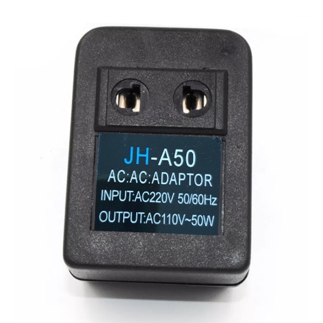 Adaptor หม้อแปลงไฟ 220v to 110V Spectrum หม้อแปลงไฟฟ้า 220 V เป็น 110V Stepdown 50W