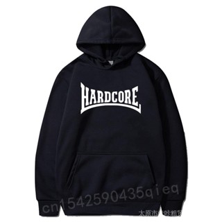 Hardcore เสื้อกันหนาว แขนยาว มีฮู้ด แฟชั่นฤดูใบไม้ร่วง และฤดูหนาว สําหรับผู้ชาย FJLV