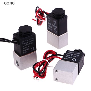 Go วาล์วโซลินอยด์ นิวเมติก 12V 24V 110V 220V 380V 1/8 นิ้ว 2 ทาง