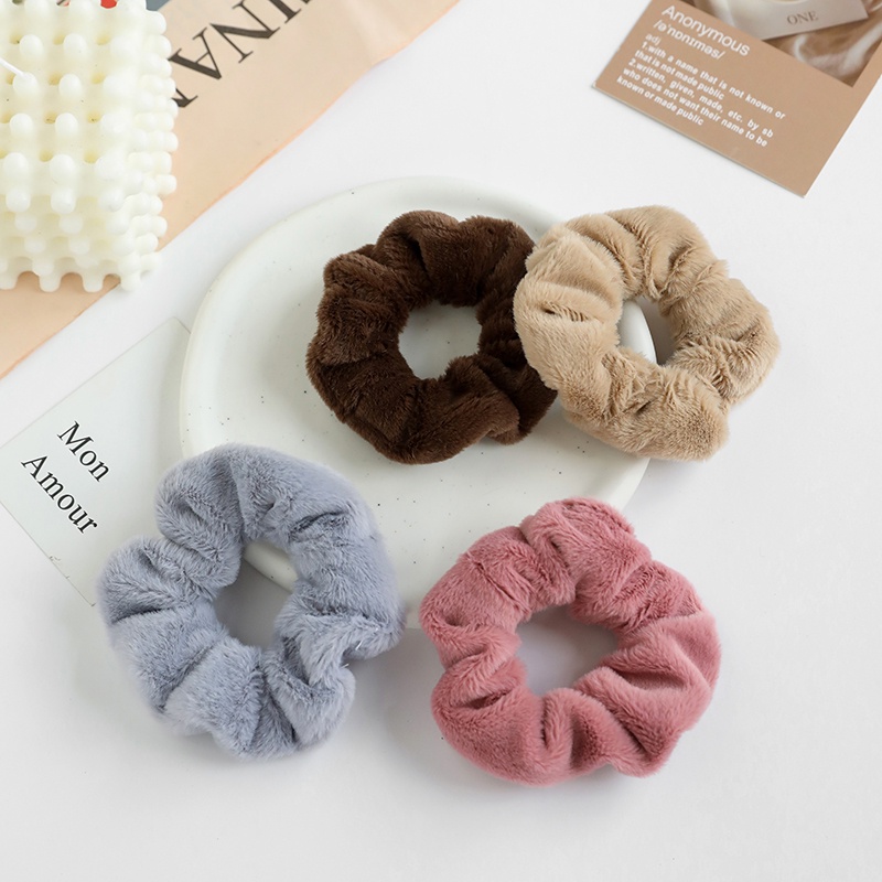 เกาหลีน่ารักตุ๊กตา Scrunchie แฟชั่นผู้หญิง เครื่องประดับผม - รูปที่ 3
