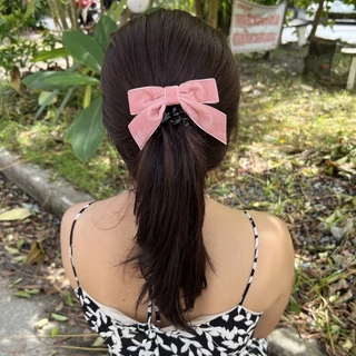🇹🇭กิ๊บติดผม โบว์ ผ้ากำมะหยี่ สวยหรูน่ารัก 🇹🇭 พร้อมส่งจากไทย🇹🇭