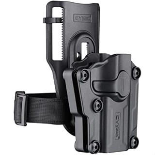 ซองพกนอก+เพลทโหลดต่ำ (ใส่ปืนได้หลายรุ่น) Cytac Megafit Universal Holster with low ride belt loop