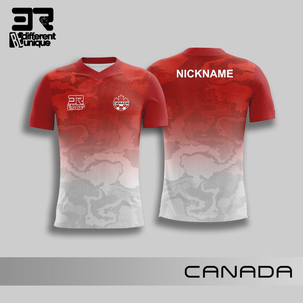 WORLD FOOTBALL JERSEY - CANADA / FOOTBALL JERSEY / FOOTBALL SHIRT / KIDS JERSEY / ADULTS / JUMBO / B