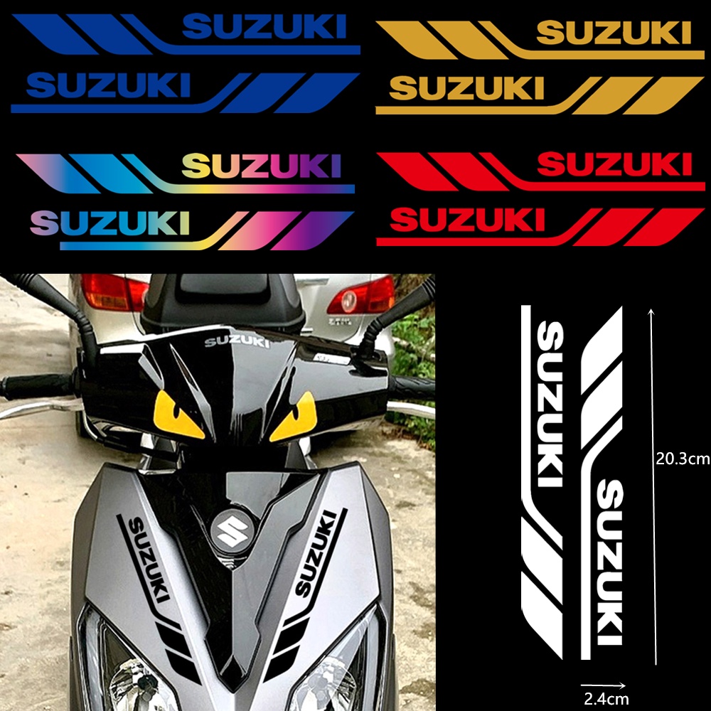 สติกเกอร์สะท้อนแสง ติดด้านข้างรถจักรยานยนต์ สําหรับ SUZUKI GSXR 600 750 1000 K1 K2 K3 K4 K5 K6 K7 K8