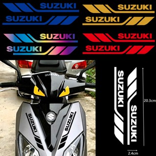 สติกเกอร์สะท้อนแสง ติดด้านข้างรถจักรยานยนต์ สําหรับ SUZUKI GSXR 600 750 1000 K1 K2 K3 K4 K5 K6 K7 K8 H1