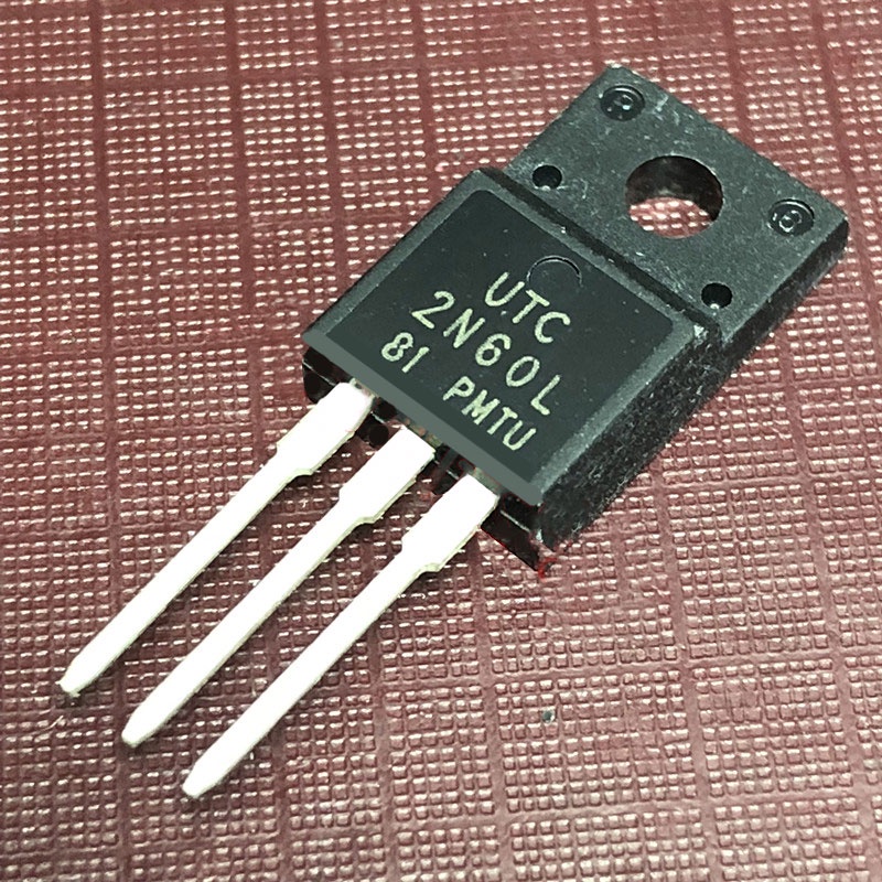 10 ชิ้น/ล็อต 2N60L ใหม่ Spot MOS Field Effect Tube หลอดไฟฟ้าถึง 22OF UTC2N60L