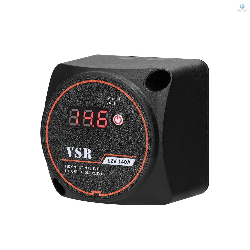 12 V 140A คู่แบตเตอรี่ไอโซเลทแบตเตอรี่คู่มือ/โหมดอัตโนมัติแรงดันไฟฟ้า vsr - ถ่ายทอดด้วยจอแสดงผลดิจิตอล for ATV UTV Boat RV