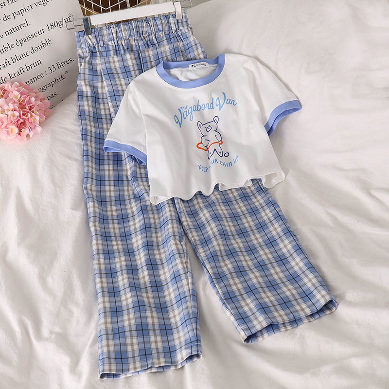 พร้อมส่ง เสื้อผ้าเด็กชุดใหม่สำหรับเด็กโตอินเตอร์เน็ตคนดังแฟชั่นสไตล์เกาหลีชุดทูพีซเด็ก