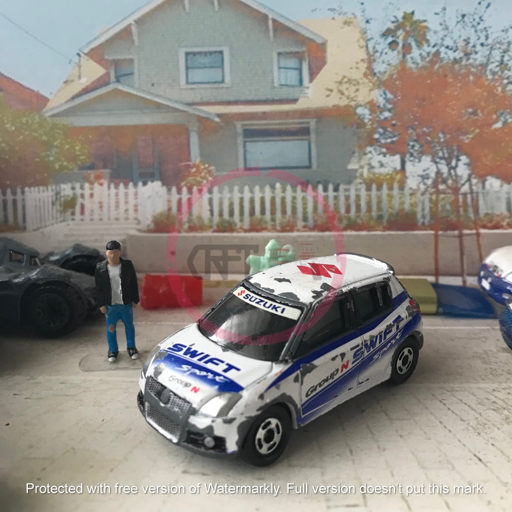 CFE335 2006 TOMY TOMICA 1:60 Suzuki Swift Sport Group N Gr-N Racing Kit Tempo Tampos สีขาว diecast s