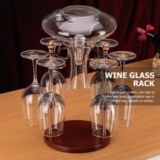 ชั้นไวน์ Wine Rack Countertop ผู้ถือแขวนถ้วย Stemware ขาตั้งถ้วย Goblet ตั้งอุปกรณ์แก้ว -สินค้ามีพร้อมส่ง-