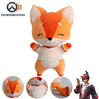 Kawaii 27cm Overwatch2 Kiriko Fox Plush Toy Soft Stuffed Animal Doll Kids Xmas Birthday Gift