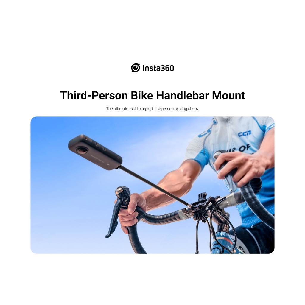 [ลดเพิ่มสูงสุด 1,000] ￼INSTA360 Third-Person Bike Handlebar Mount