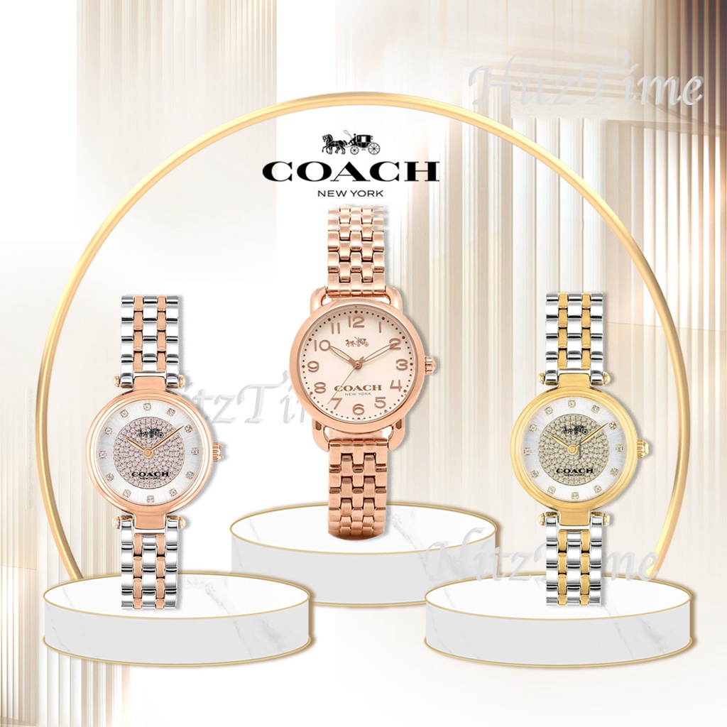 นาฬิกา COACH นาฬิกาข้อมือผู้หญิง แบรนด์เนม ของแท้ รุ่น 14502242 COACH นาฬิกาข้อมือ Watch โค้ช นาฬิกากันน้ำ