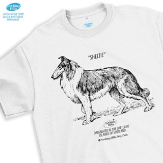 Vintage Style "SHELTIE " เสื้อคอกลม Classic Unisex By Nothing Hills™