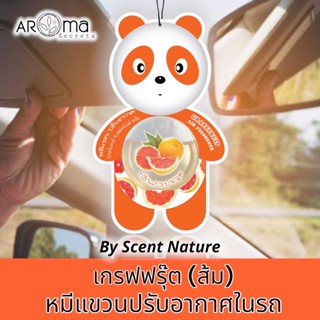 🍊กลิ่นเกรปฟรุ๊ต 🍊หมีแขวนปรับอากาศในรถ