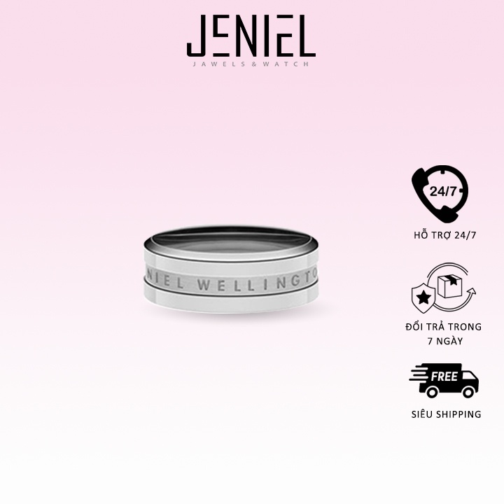 DANIEL WELLINGTON แหวนอีแลน แหวนแดเนียลเวลลิงตันสีเงิน