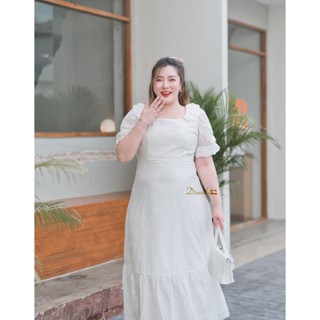 Dz042-Love Me Maxi dress’แม๊กซี่เดรสคอตต้อน