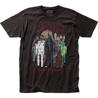 Bad Guy Action Figures Star Wars T-Shirt เสื้อสาวอวบ เสือยืดผู้ชาย เสื้อยืด เสื้อยืดวินเทจ