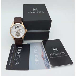 นาฬิกา HERITOR MENS HR6904 SEBASTIAN 42 MM AUTOMATIC พร้อมกล่อง (ใหม่)