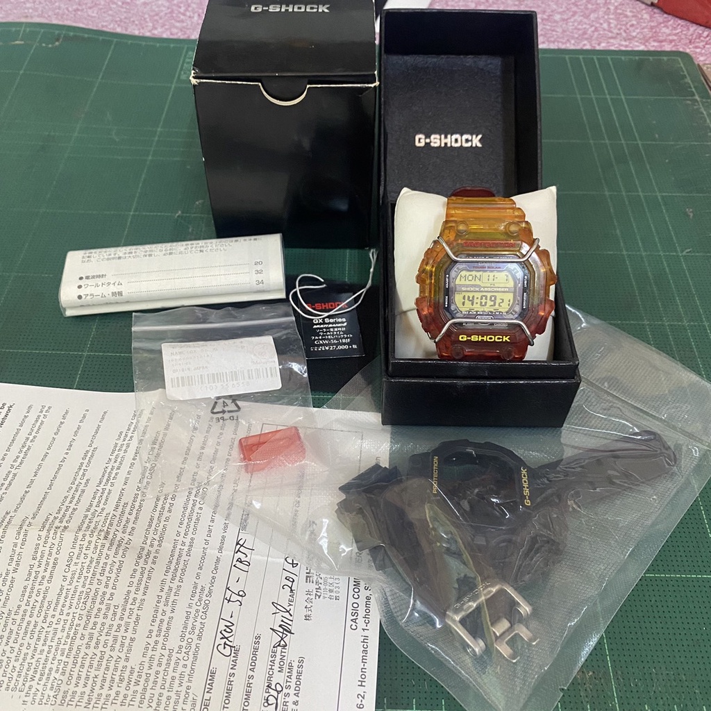 Casio G-shock รุ่น Gxw-56-1bjf "ยักษ์" สีดำ (มือสองแท้ นำเข้าญี่ปุ่น เจ้าของขายเอง)