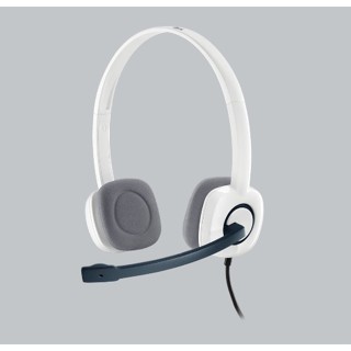 LOGITECH - H150 Stereo Headset (หูฟังสเตอริโอพร้อมไมโครโฟนตัดเสียงรบกวน) - White