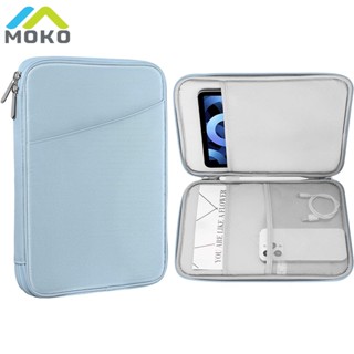 Moko กระเป๋าใส่แท็บเล็ต กันน้ํา 11 นิ้ว พร้อมช่องกระเป๋าหน้าเฉียง สําหรับ iPad Air 5 10.9 นิ้ว 2022 iPad Pro 11 M2 2022-2018 iPad 10th 10.9 2022 iPad Air 4 10.9 Tab S8 S7 11 นิ้ว