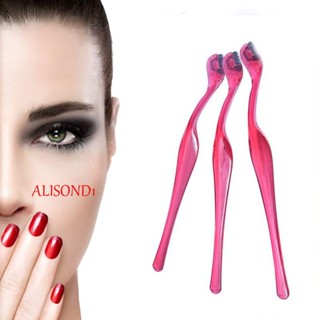 Alisond1 ที่กันคิ้ว 2 ชิ้น ความงาม แบบพกพา เครื่องมือแต่งหน้ามืออาชีพ