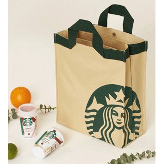 【พร้อมส่ง】 แก้วสตาร์บัคส์เกาหลี Starbucks Korea RTD Eco Multi Bag Canvas Tote Bag Shopping Bag