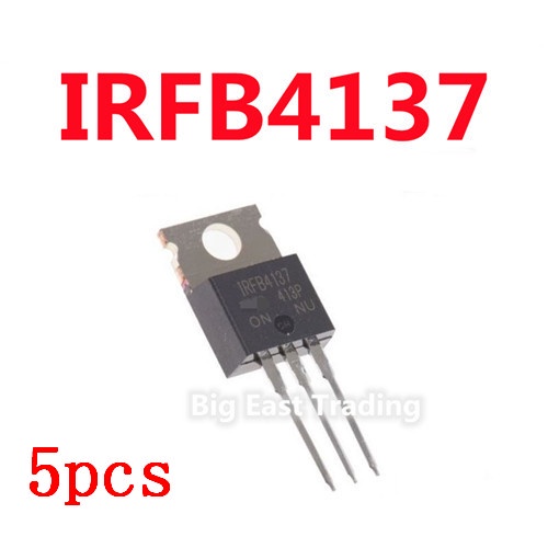 5 ชิ้น IRFB4137 IRFB4137PBF ทรานซิสเตอร์เชื่อม TO-220 300V 38A รับประกันคุณภาพ