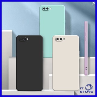 เคส OPPO A3S A1K A5S A12 A7 A17 A15 A16 A16K A15S Straight Sided Silicone Case 2C-YT