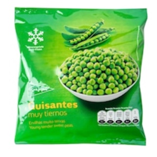 El Corte Ingles Frozen Green Peas 300g.เอลกอร์เตอิงเกลสถั่วลันเตาแช่แข็ง 300กรัม อาหาร วัตถุดิบ ผัก