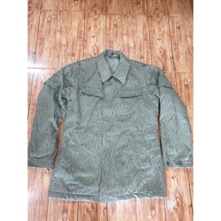 เสื้อแจ็คเก็ต VINTAGE GERMANY Rain Drop ทหารรถถัง CAMO สายฝน K44 อก21"รอบอก42"