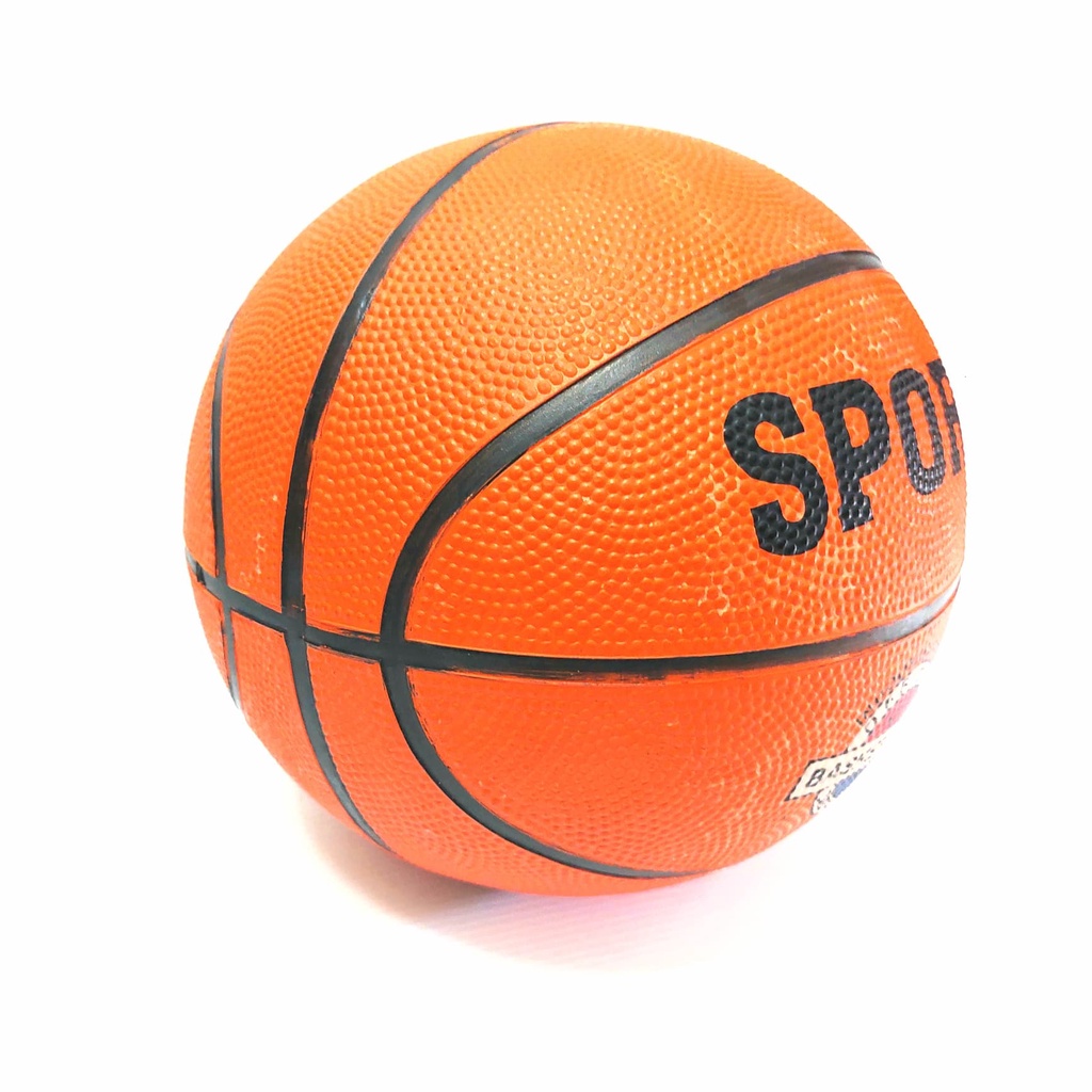 ลูก บาสเก็ตบอล เบอร์ 5 บาส BASKETBALL SPORTS กีฬา ส่งแบบเป่าลมให้เลย ลูกบอล อย่างดี บอล ลูกบาส . ราคา ถูกที่สุด ดีลบีเคเค