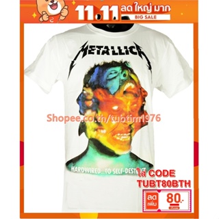 เสื้อวง Metallica เสื้อวงดนตรีร็อค เดธเมทัล เสื้อวินเทจ เมทัลลิกา MET8138