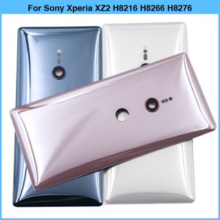 ใหม่ ฝาครอบแบตเตอรี่ด้านหลัง พร้อมเลนส์กล้อง สําหรับ Sony Xperia XZ2 XZ2