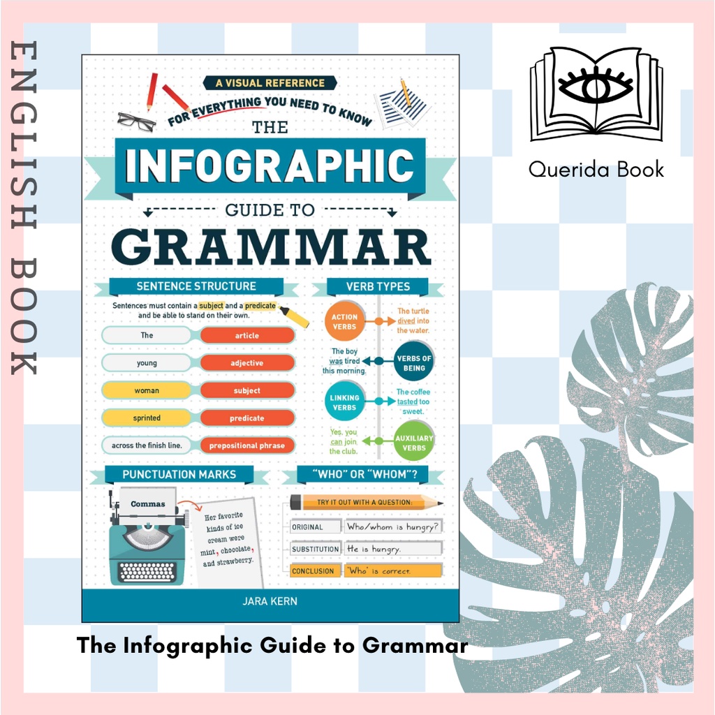 [Querida] หนังสือภาษาอังกฤษ The Infographic Guide to Grammar : A Visual Reference for Everything by 