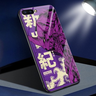 เคสโทรศัพท์มือถือกระจกนิรภัย EVA ลาย Neon Genesis Evangelion สําหรับ Samsung S8 S9 S10 S10E S20 S21 S22 S20FE Plus Ultra Note 8 9 10 20 Pro