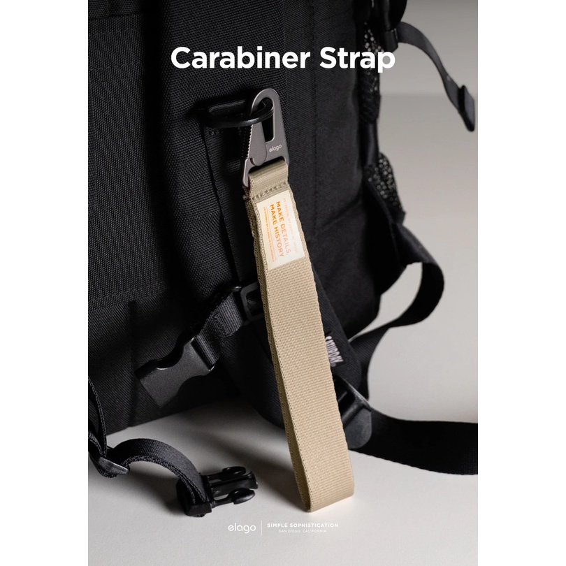 elago Wrist Lanyard Carabiner Strap [2 Colors] for iPad, AirPods Pro, Pro2, Gen1&2&3 สายคล้องข้อมือ ราคา ถูกที่สุด ดีลบีเคเค แกลเลอรีภาพที่ 2