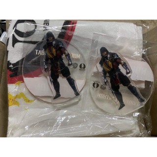 (ของแท้ 100%) Mortal Kombat 11 Scorpion Mini Standy ของสะสมจากเกมสามารถตั้งโชว์ได้