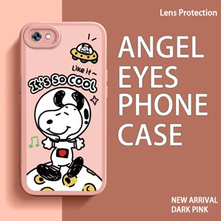 เคสโทรศัพท์มือถือ TPU นิ่ม ป้องกันเลนส์ กันกระแทก ลายการ์ตูน Snoopy Angel Eyes สําหรับ vivo Y81 Y81s Y83