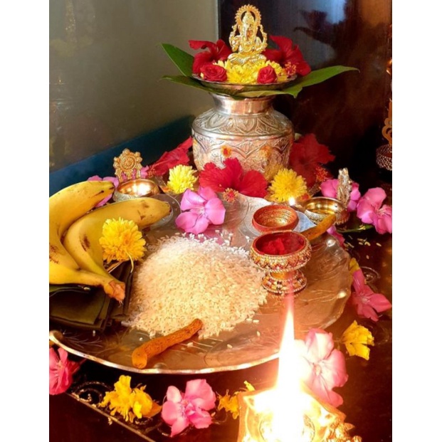 ข้าวสารมงคล 9สี สำหรับตกแต่งหิ้งมินิมอลให้สวยงามถวายแด่องค์เทพ💚ฟรี สายสิญจน์ปลุกเสกจากอินเดีย - รูปที่ 6