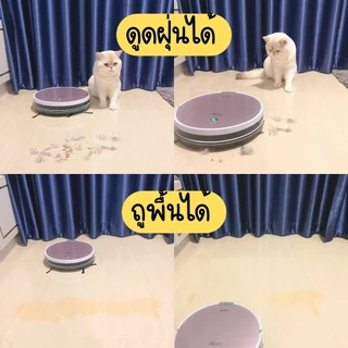 Mister Robot หุ่นยนต์ดูดฝุ่น ถูพื้น อัจฉริยะ รุ่น HYBRID WIFI ยอดนิยม สั่งงานผ่านรีโมท หรือ App ได้