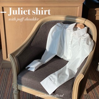 KINDARARE — Juliet shirt with puff shoulder (เสื้อเชิ้ตแขนเจ้าหญิง) พร้อมส่ง