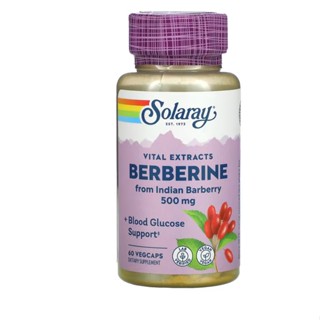 Solaray, Berberine Vital Extracts 500 mg 60 VegCaps