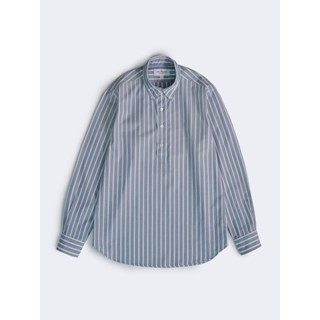 [JBB*] GIZA COTTON AWNING STRIPE PULLOVER SHIRT เจบีบี เสื้อเชิ้ตผู้ชาย เสื้อเชิ้ตปกติดกระดุม เสื้อเชิ้ตลำลอง ผ้าคอตตอน